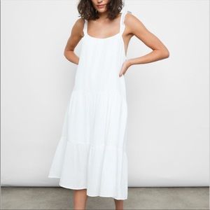 Rails White Capri Midi Dress Small NWT